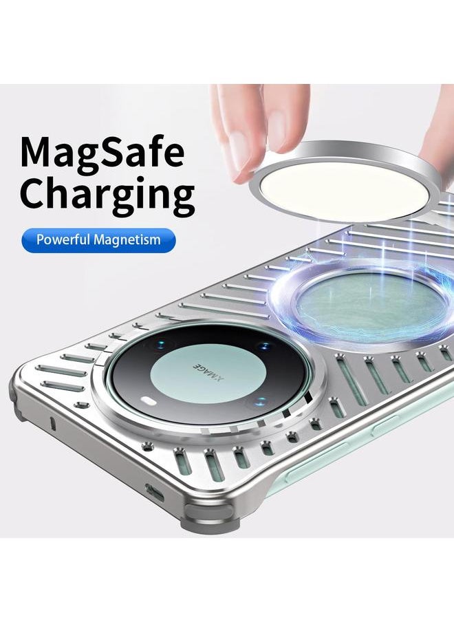 Zaboon - Case For Huawei Mate 60 Cooling MagSafe Magnetic Metal Phone Case - Image 1