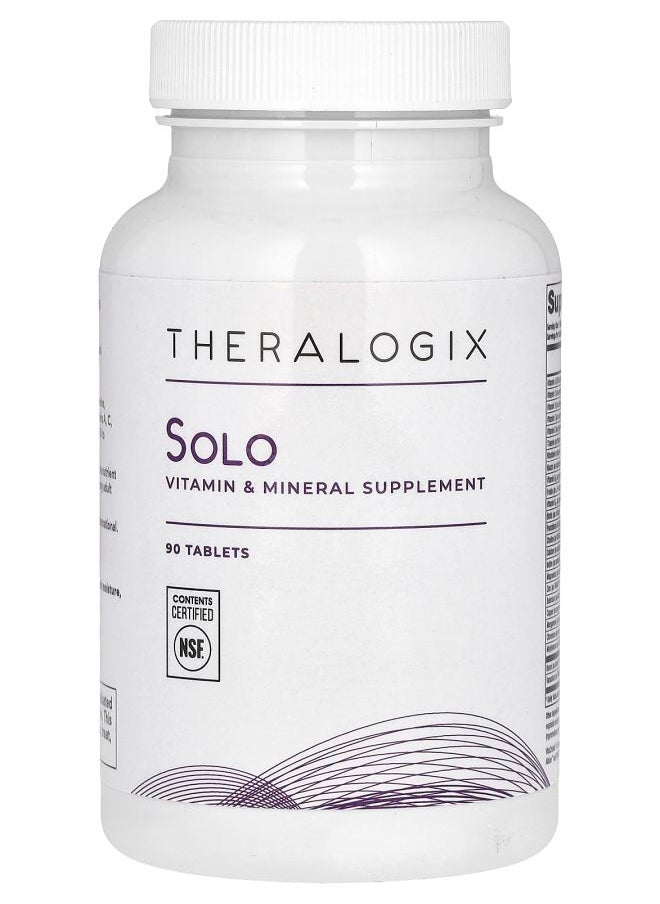 Theralogix - Solo 90 Tablets - Image 1