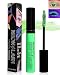 LYSdefeu UV Glow Colored Mascara Volume and Length 1 Pcs Green Waterproof Mascara for Eyelashes Fast Dry Curling Non Clumping Long Lasting for St Patricks Day Party Stage Use Clubbing Makeup - Image 2