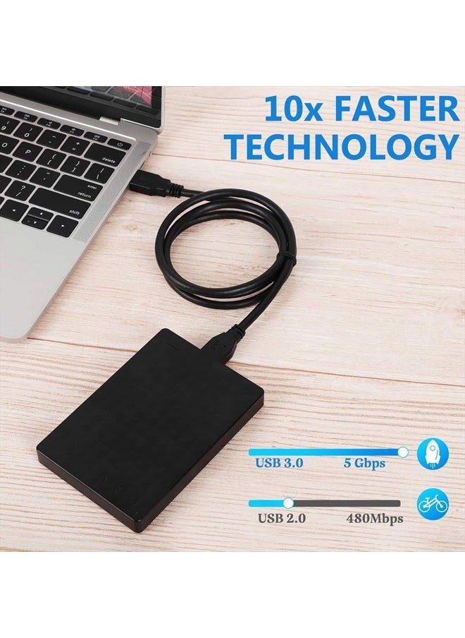 ITD ITANDA USB 3.0 Micro Cable, ITANDA 2-Pack 3.3ft USB 3.0 A to Micro B Cable Charger Compatible with Samsung Galaxy S5, Note 3, Note Pro 12.2, WD Western Digital My Passport and Elements Hard Drives  - Image 4