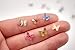 Peachcor Micro Resin Butterflies Dollhouse Miniature Tiny Butterflies Terrarium Fairy Garden Dollhouse Mini Micro Landscaping Decoration 30 PCS - Image 4