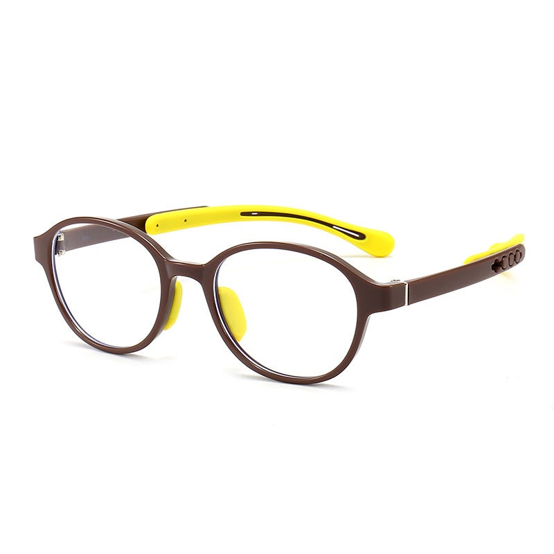 New fashion children's anti-blue light glasses children's anti-blue light TR90 flat glasses personalized box 91050 - Image 1