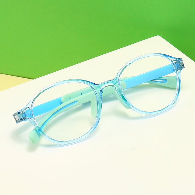 New fashion children's anti-blue light glasses children's anti-blue light TR90 flat glasses personalized box 91050 - Image 3