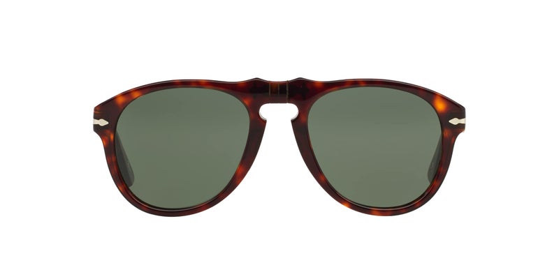 Persol PO0649 Aviator Sunglasses, Havana/Green, 56 mm - Image 3