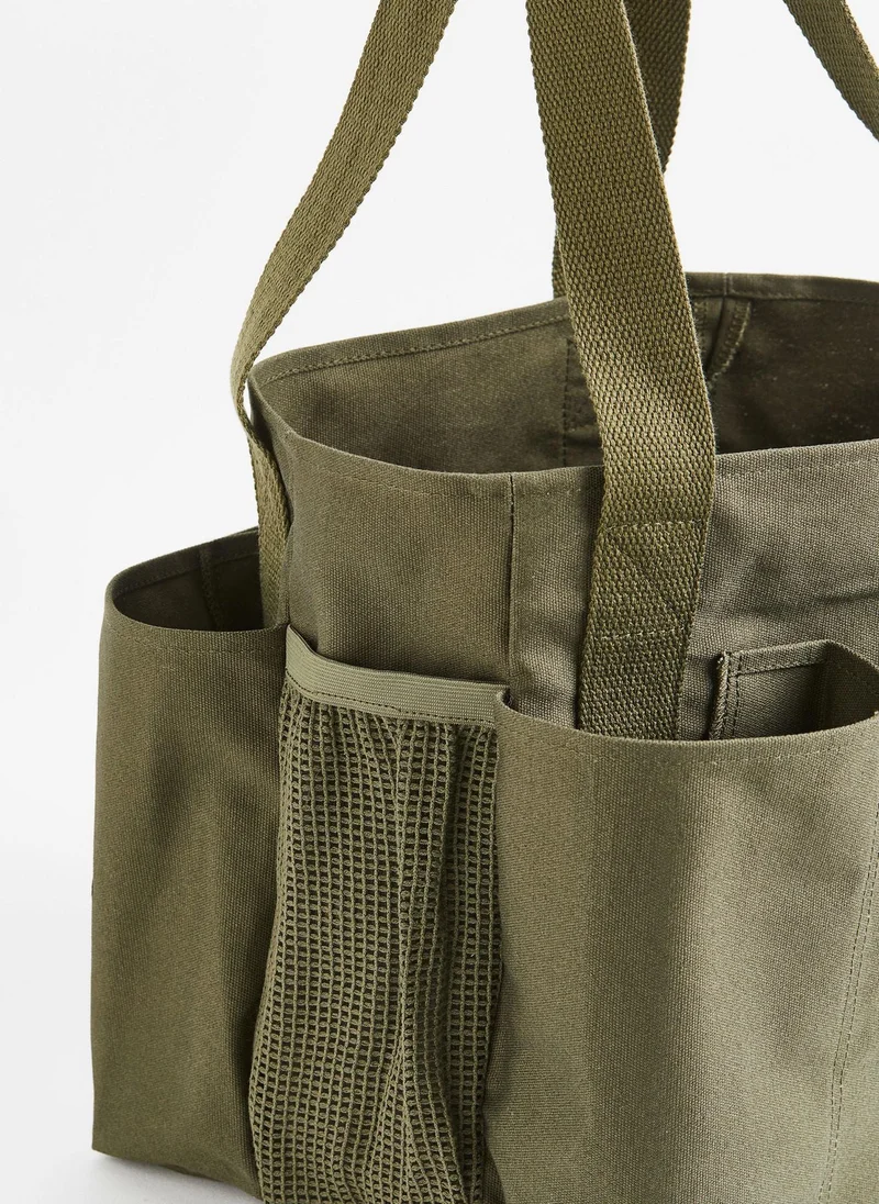 اتش اند ام Cotton Canvas Shopper