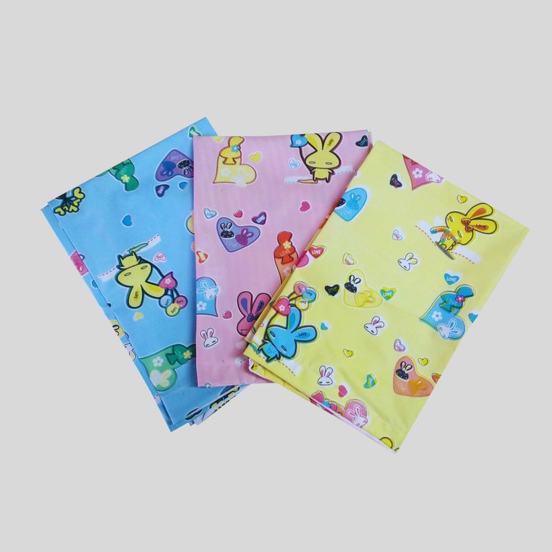 Hooper Plastic Baby Bed-Sheet | Wetting Protector Sheet | Mattress Sheet for Baby | Toddler Bed-Sheet | Thin, Printed Tiny Animal Pattern, Washable, Protects from Wetness (Multicolor Small) - Image 1