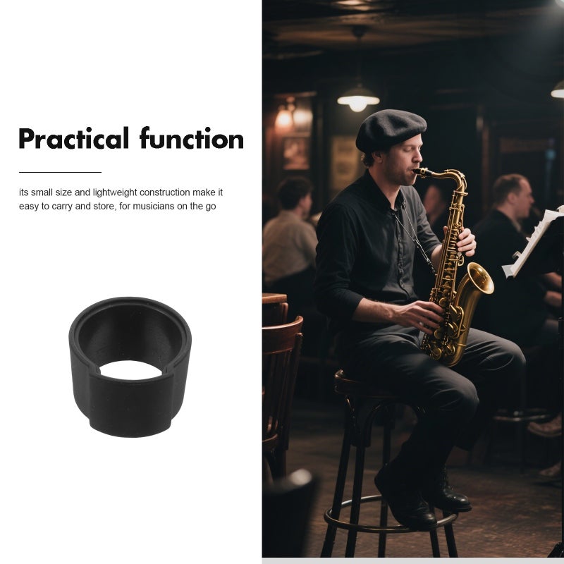 Silicone Saxophone Mouthpiece Clip: Fits Alto And Soprano Sax - Essential Musical Instrument Accessory For Enhanced Performance - Image 5