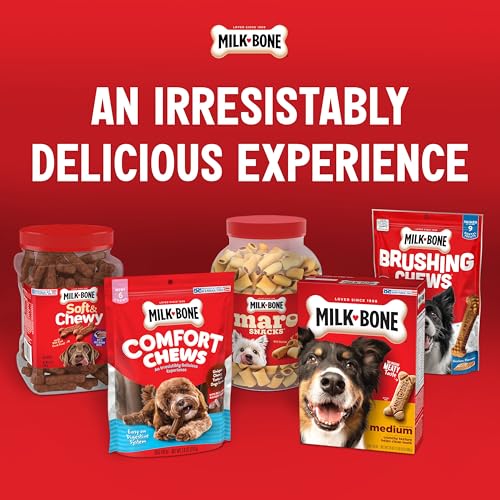 Milk-Bone Original Brushing Chews, 25 Small/Medium Daily Dental Dog Treats Scrubbing Action Helps Clean Teeth - Image 4
