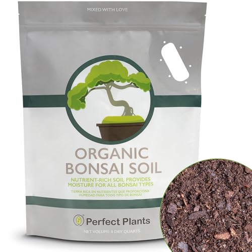 PERFECT PLANTS Bonsai Soil by Perfect Plants - 8qts. Premium All-Purpose Mix | Perfect for Several Bonsai Tree Plants | Made in Small Batches in the USA - Image 1
