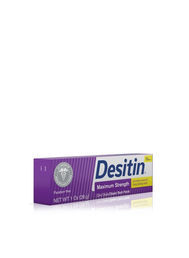 Desitin مرهم طفح الحفاضات ديستين بقوة قصوى معجون أصلي لطفح الحفاضات، 1 أونصة - Image 3