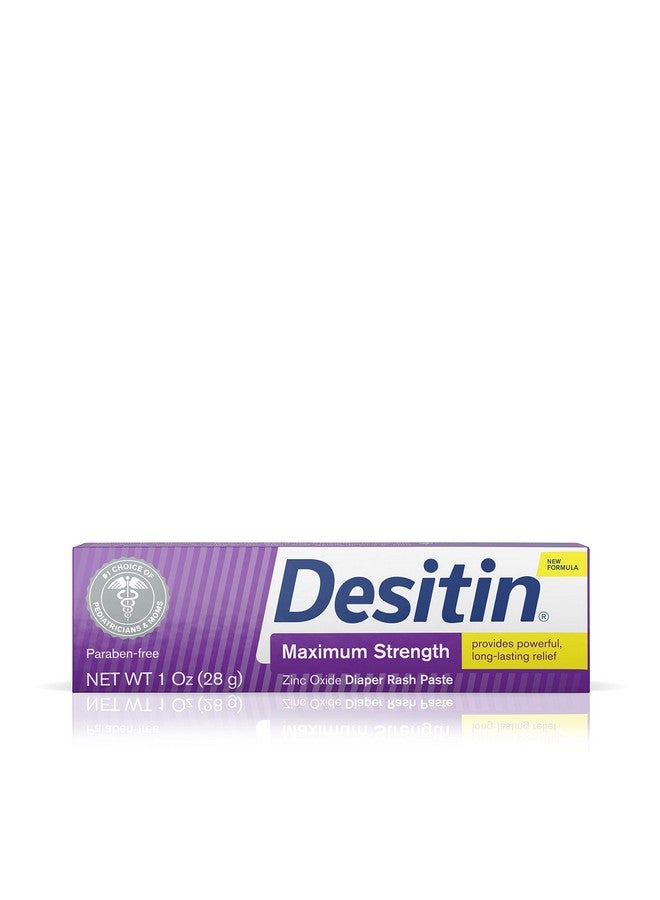 Desitin مرهم طفح الحفاضات ديستين بقوة قصوى معجون أصلي لطفح الحفاضات، 1 أونصة - Image 1
