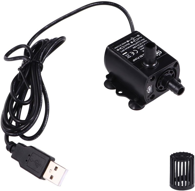 General purpose design ABOOFAN Mini Brushless Dc5v Water Pump USB Submersible for Aquarium Fish Tank Cooling Circulation, Black Compact Aquarium Pump for Hydroponics and Fountains Trendy economical quality Custom sizing alternatives Wet anti slip Indoor outdoor use Diverse operating method fit Varied size selections Gulf mainstream practical design Multi option design All storage type compatible Varied global sizing picks User feedback upgraded quality Tiered purchase options Quick assemble KSA local stock All season compatible build In-house warehouse packing Trendy natural tone options Multi-goal comprehensive design Consistent single item quality Liquid tight joint Wide use compliant quality Multi-budget available picks Flexible anti-break Reliable durability - Image 1