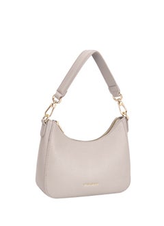 David Jones David Jones Shoulder Bag for Women, faux Leather Hobo Crossover Fashion Handbag Purse Color COCONUTCREAM 