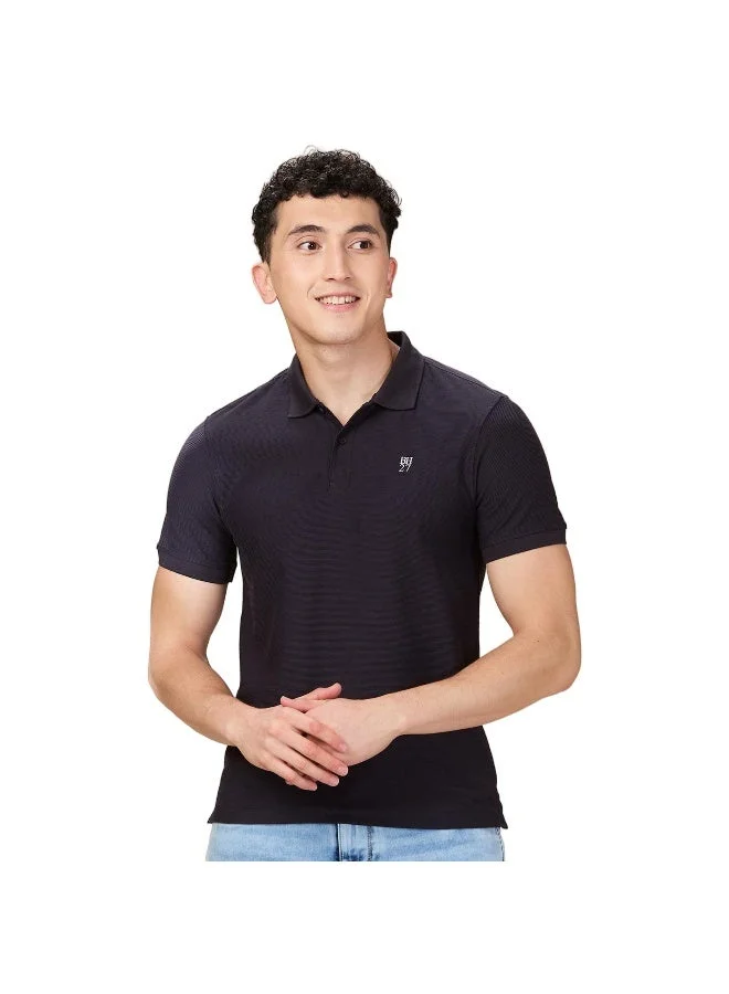 Being Human Mens Charcoal Short Sleeve Polo T-Shirt