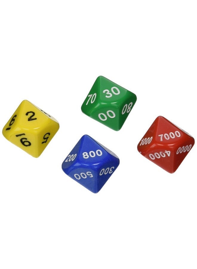 Didax Educational Resources Jumbo Place Value Dice Set (4 Pack)