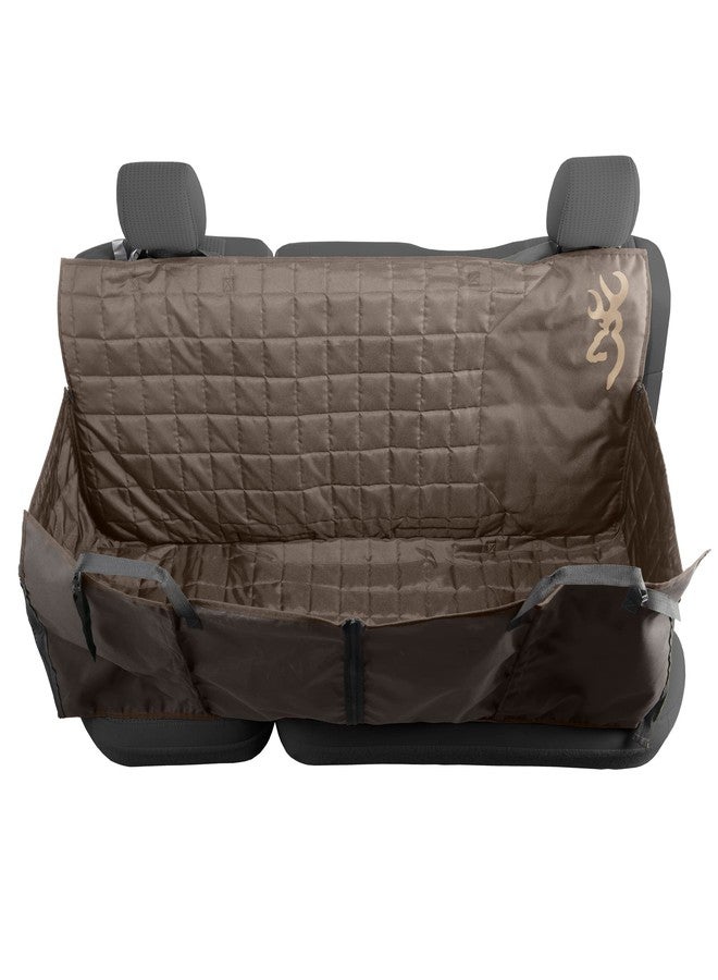 براوننج غطاء مقعد خلفي متين لحماية المقعد الخلفي لعربة الحيوانات الأليفة من براوننج، لون كاكي/كاكي فاتح. - Image 2