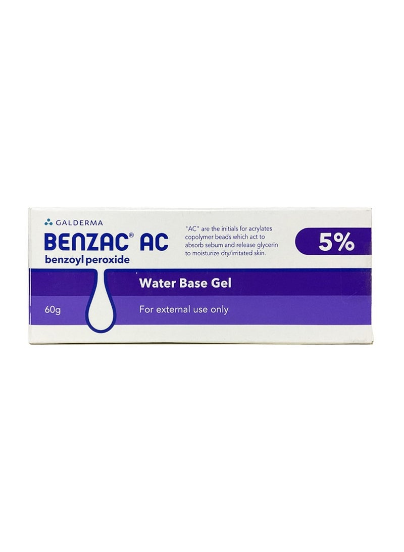 GALDERMA Benzac AC Gel 5% Benzoyl Peroxide 60g