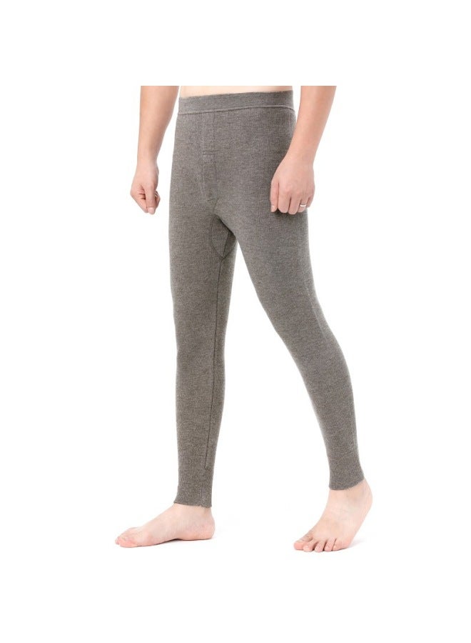 Cashmere Pants Men's Winter Thickened Middle-aged And Elderly Men's Slimming Plus Size Cold-proof Bottoming Warm Wool Pants
