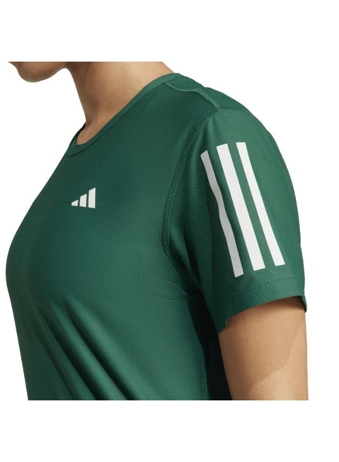 adidas Originals adidas OTR B TEE Green Running T-SHIRTS for Women - 2XS - Image 4