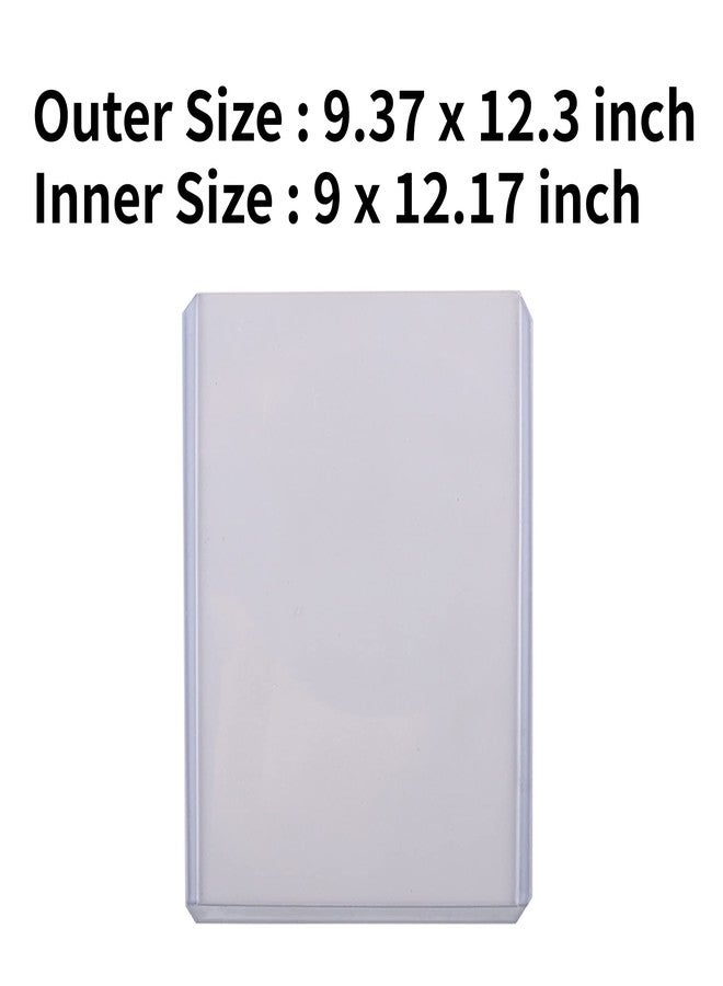 حافظة صور GuardV Toploader - 9.33 × 12.2 بوصة - 5 قطع - حافظة صور لبطاقات المستندات A4 - Image 2