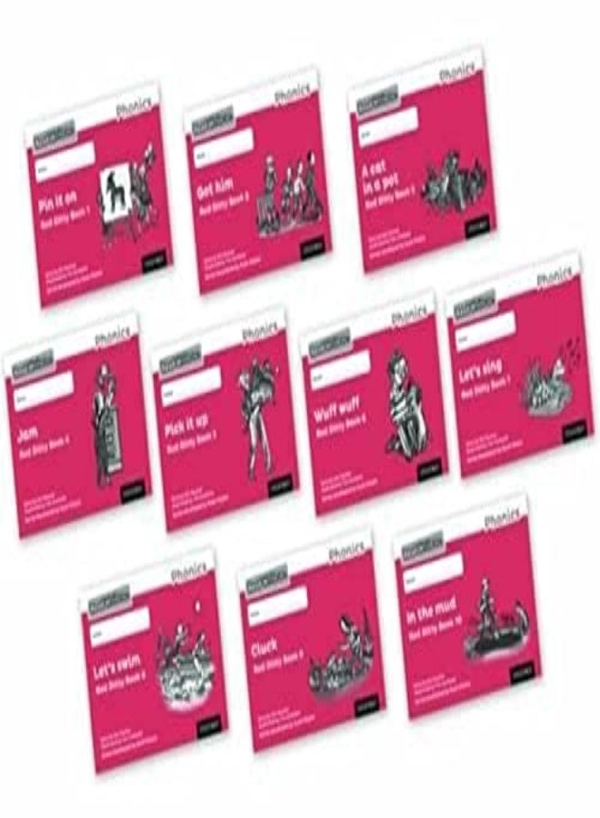 Read Write Inc. Phonics: Black and White Red Ditty Books Mixed Pack of 10 