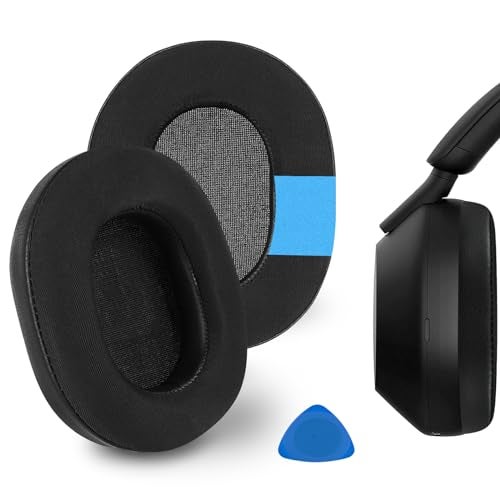 Geekria Sport Cooling-Gel Replacement Ear Pads for Sony WH1000XM5, WH-1000XM5 Headphones Ear Cushions, Repair Parts (Black) - Image 1