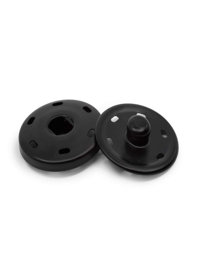دريتز أزرار كبس قابلة للخياطة من دريتز 80-125-1، أسود، 30 مم، عبوة من قطعتين - Image 2