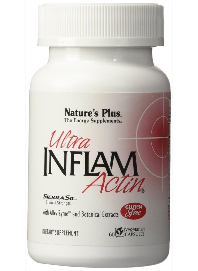 Natures Plus Ultra - Natural Supplement with Turmeric, Bromelain, MSM, Boswellia & Ginger - 60 Vegetarian Capsules (30 Servings) - Image 1