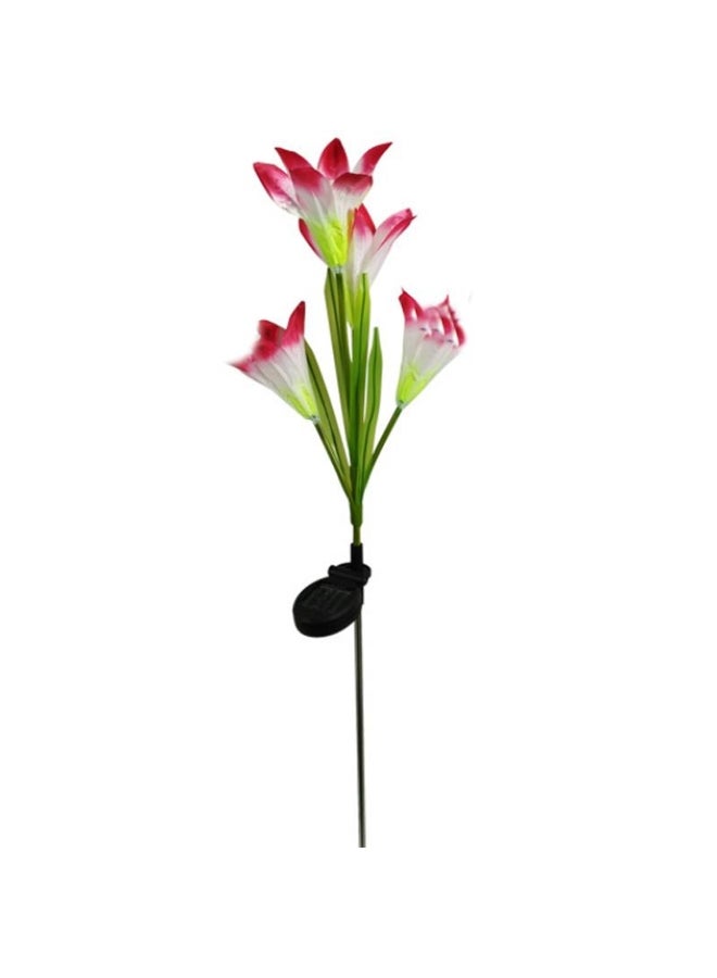 Generic Solar Lily Ground Mounted Lamp Best Choice for Solar Flowers Outdoor Waterproof Utdoor Solar Lights Garden Lights 