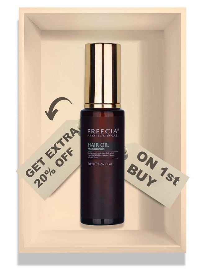 freecia Professional Hair Serum For Women Men/Macadamia Natural Oil Serums For Dry Frizzy Brittle Culs/Head Treatment For Straightening Smoothing Dandruff Bounce All Hair Type - Image 1