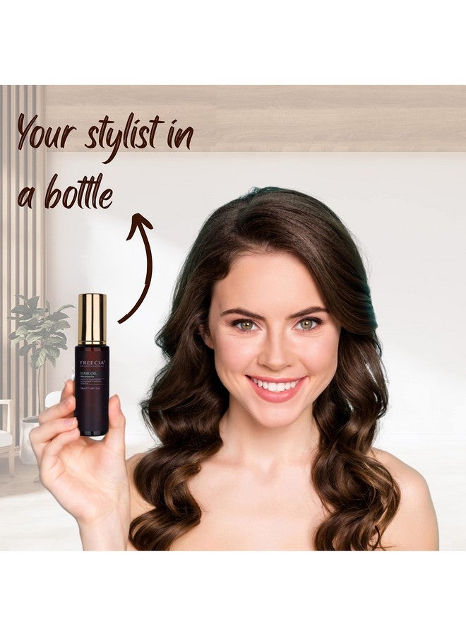 freecia Professional Hair Serum For Women Men/Macadamia Natural Oil Serums For Dry Frizzy Brittle Culs/Head Treatment For Straightening Smoothing Dandruff Bounce All Hair Type - Image 4