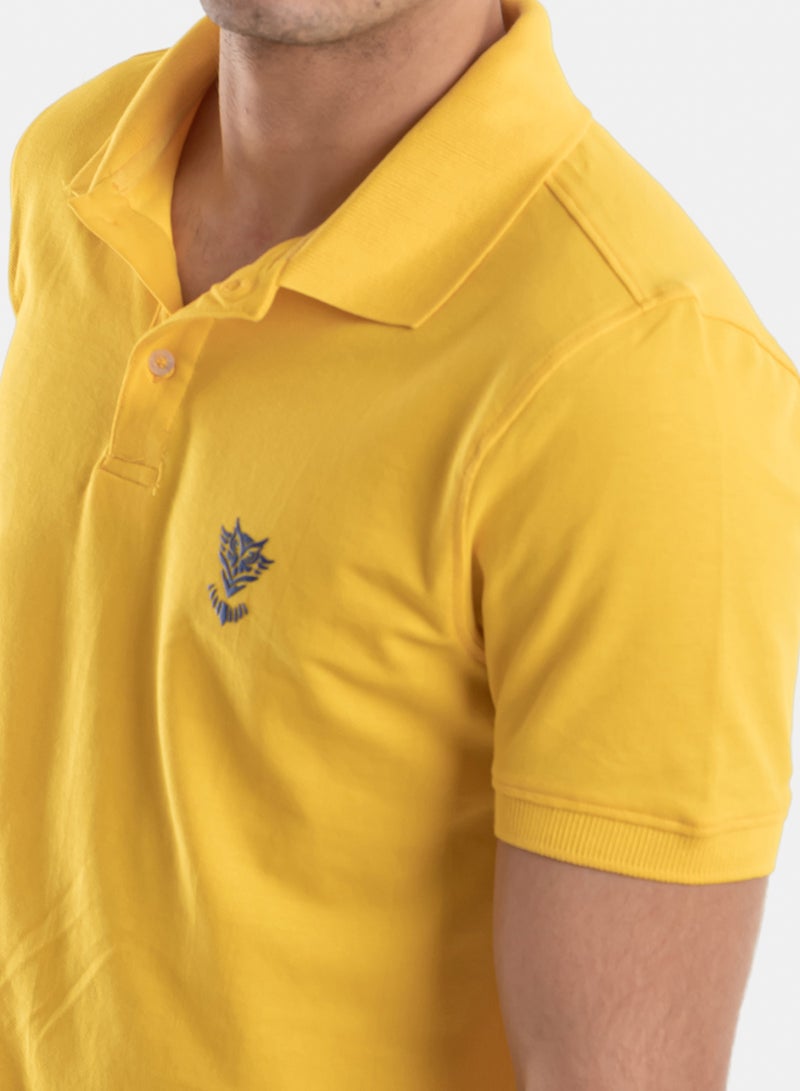 OWL T-shirt POLO (Plain) Yellow - Image 2