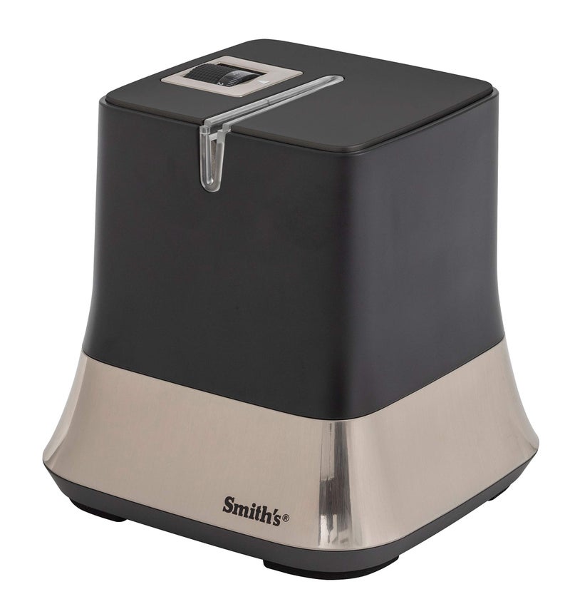Smith's Smiths 51111 Mesa Diamond Adjustable Electric Knife Sharpener  Black  Abrasive Sharpening Wheel  Blade Guides  Kitchen Gadgets  Quick Blade Sharpening  Compact Design  Straight Edge Blades 