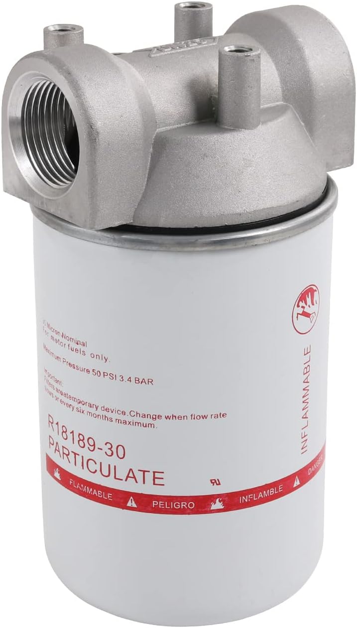 DICMIC High Flow Fuel Filter - 1” NPT 30 Micron - Image 1