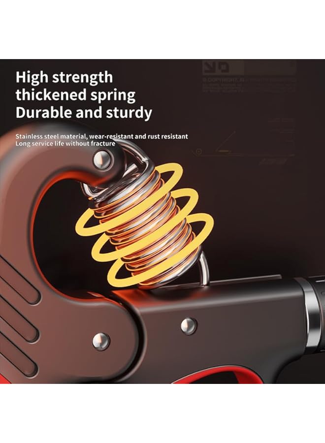 S-TOP Adjustable Hand Grip Strengthener 11-220Lbs/100KG with Auto Counter - Forearm & Finger Exerciser for Strength Training, Recovery, Gym & Home Use - Image 2