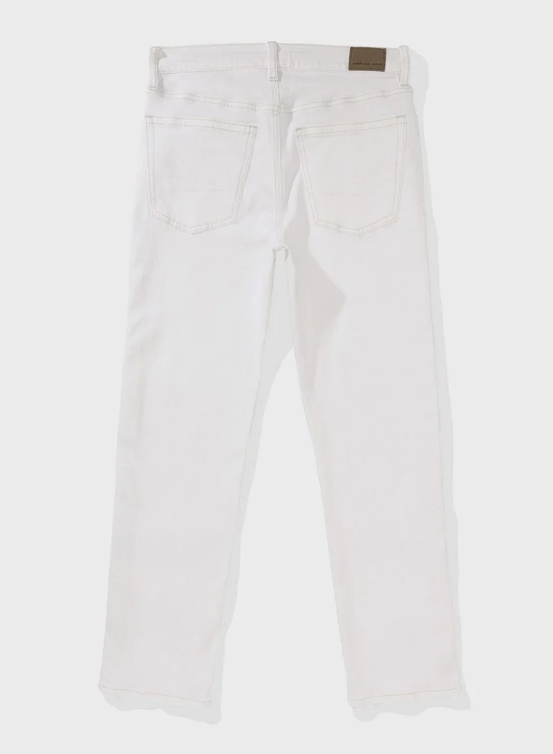 American Eagle High Waist Straight Jeans