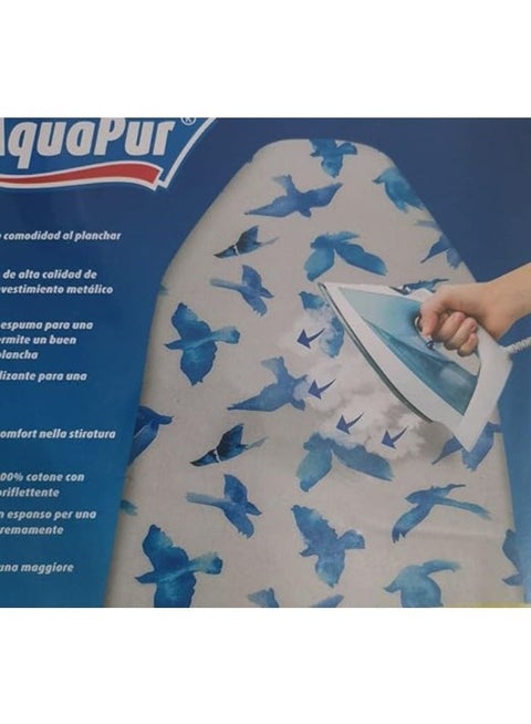 كسوة غطاء ترابيزة كي - مقاوم للحرارة - خامة ممتازة - سهل التركيب و التنظيف- - مقاس 38 * 120 سم - الوان متعددة و اشكال عشوائية (كتان ثقيل)