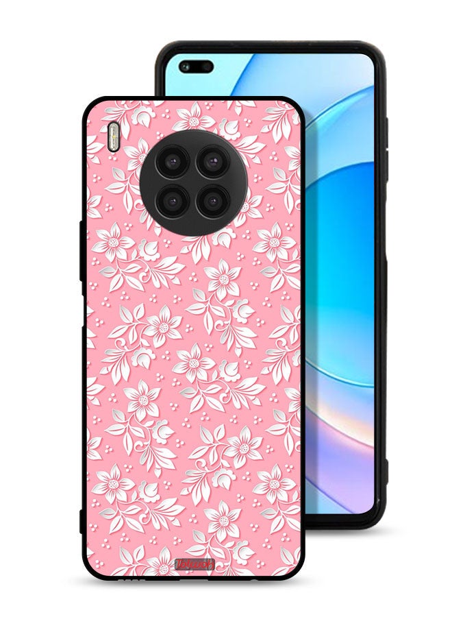 Tolwak Honor 50 Lite Protective Case Cover Flowers Background Pattern - Image 1