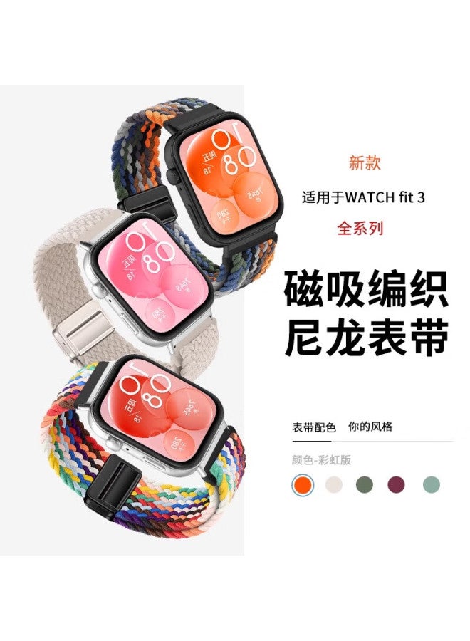 Chensong Braided Watch Band For Huawei Fit3 Smarch, Uni Replacement Strap For Watch Fit3 Smart Sports Watch - Image 1