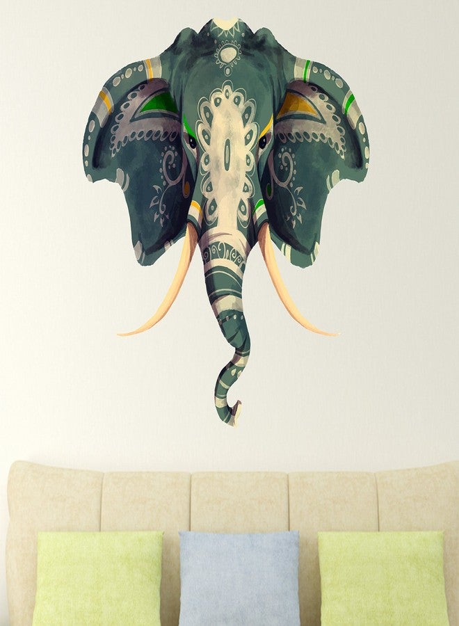 Wallstick Elephant wallsticker (Vinyl 80 cm x 70 cm) - Image 1