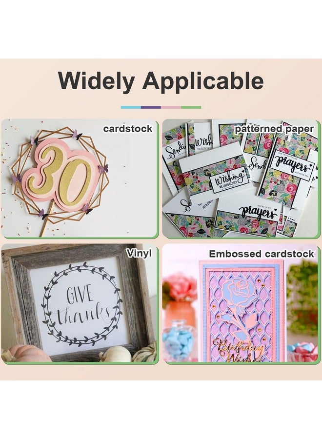 HTVRONT Standard Grip Cutting Mats For Cricut 5 Pack Cutting Mats 12X12 For Cricut Maker/Maker 3/Explore 3/Air/Air 2/One Standard Adhesive Sticky Green Cutting Mat Replacement Accessories For Cricut - Image 4