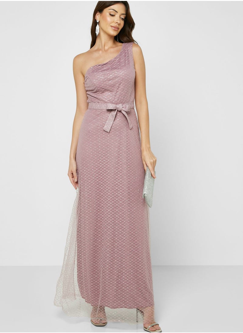 Ella Limited Edition - One Shoulder Shimmer Dress - Image 1