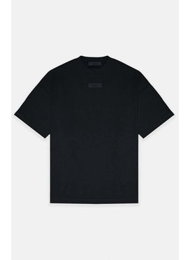 2024 New Essentials Mens T-Shirt Loose-Fit Trendy Brand Fog High Street Style Womens Same Model Spring Season Xuan Qing Black