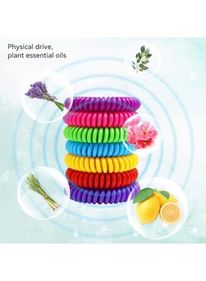 10 PCS Mosquito Bracelet,  Resealable Stickers for Kids Adult Waterproof Mosquito Repellent Wrist Bands, Natural Long-Lasting Outdoor Indoor Use With Repellent Patches - Image 4