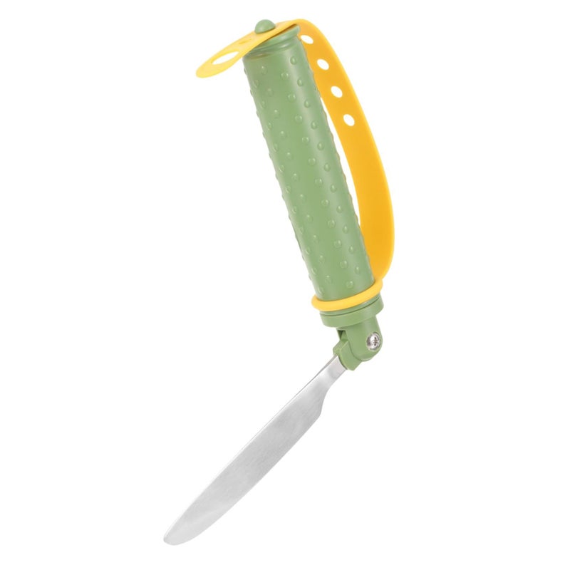 Non Slip Adaptive Eating Utensil For Elderly One Handed Use Food Cutter Assistive Device - Image 1