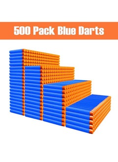POKONBOY Compatible with Nerf Darts Bullets - 1000 Pack Darts Refill Pack Compatible with Nerf N-Strike Elite Series Guns Party Supplies, Universal Dart Ammo Pack for Toy Gun with Storage Bag (Red and Blue)  - Image 2