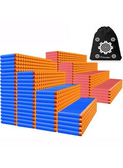 POKONBOY Compatible with Nerf Darts Bullets - 1000 Pack Darts Refill Pack Compatible with Nerf N-Strike Elite Series Guns Party Supplies, Universal Dart Ammo Pack for Toy Gun with Storage Bag (Red and Blue)  - Image 1