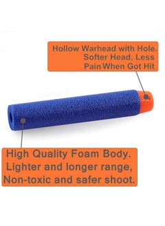 POKONBOY Compatible with Nerf Darts Bullets - 1000 Pack Darts Refill Pack Compatible with Nerf N-Strike Elite Series Guns Party Supplies, Universal Dart Ammo Pack for Toy Gun with Storage Bag (Red and Blue)  - Image 5