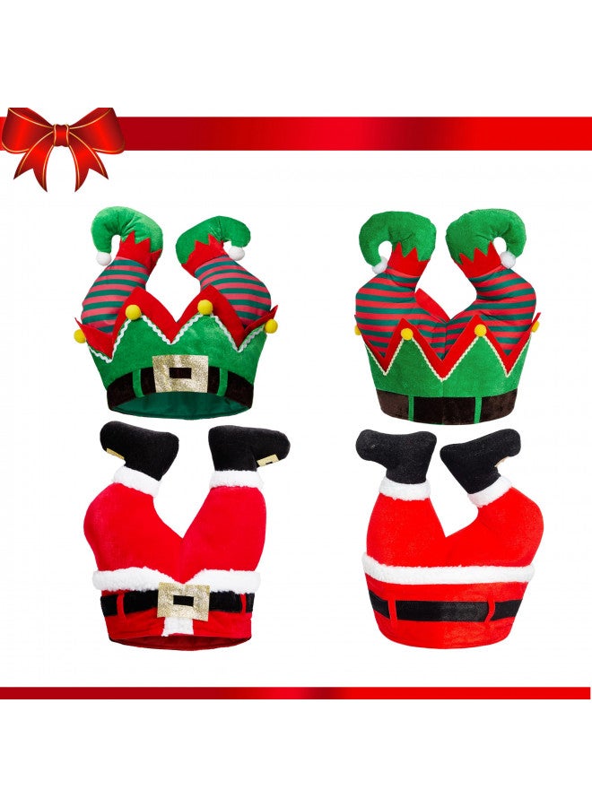 JOYIN JOYIN 2PCS Christmas Santa and Elf Pants Hats for Funny Hilarious and Festive Christmas Party Hat Dress Up Celebrations, Winter Party Favor, Christmas Decorations, Costume Accessories - Image 5