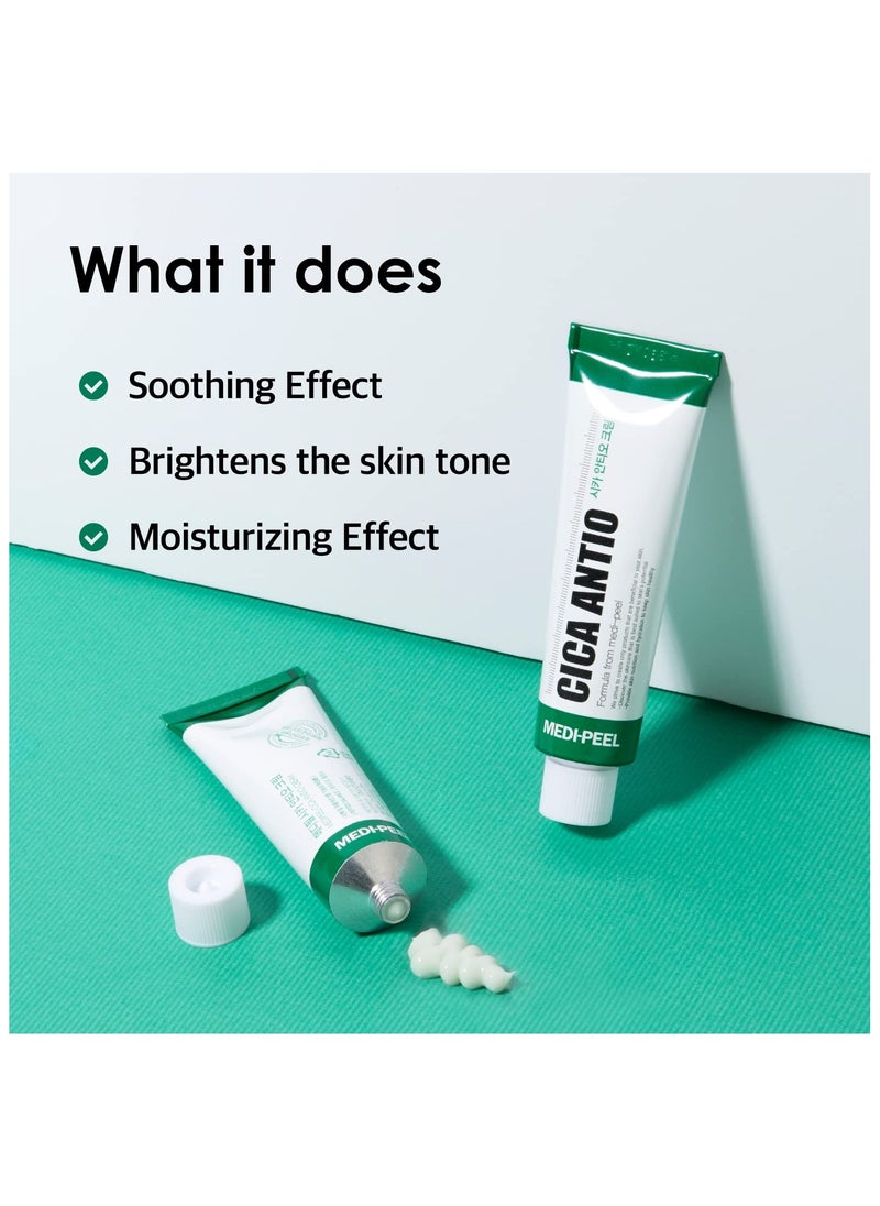 MEDI-PEEL - Cica Antio Cream 30ml | Sport Cream for Skin Breakouts and Concentrated Moisturizing, Anti-Wrinkle, Anti-Oxidant | Korean Skincare, For All Skin Types - Image 1
